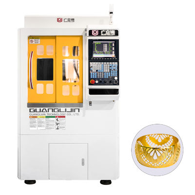 Duitse Precision Metal 9 Axis Jewelry CNC Machine Alpha Reducer Control System